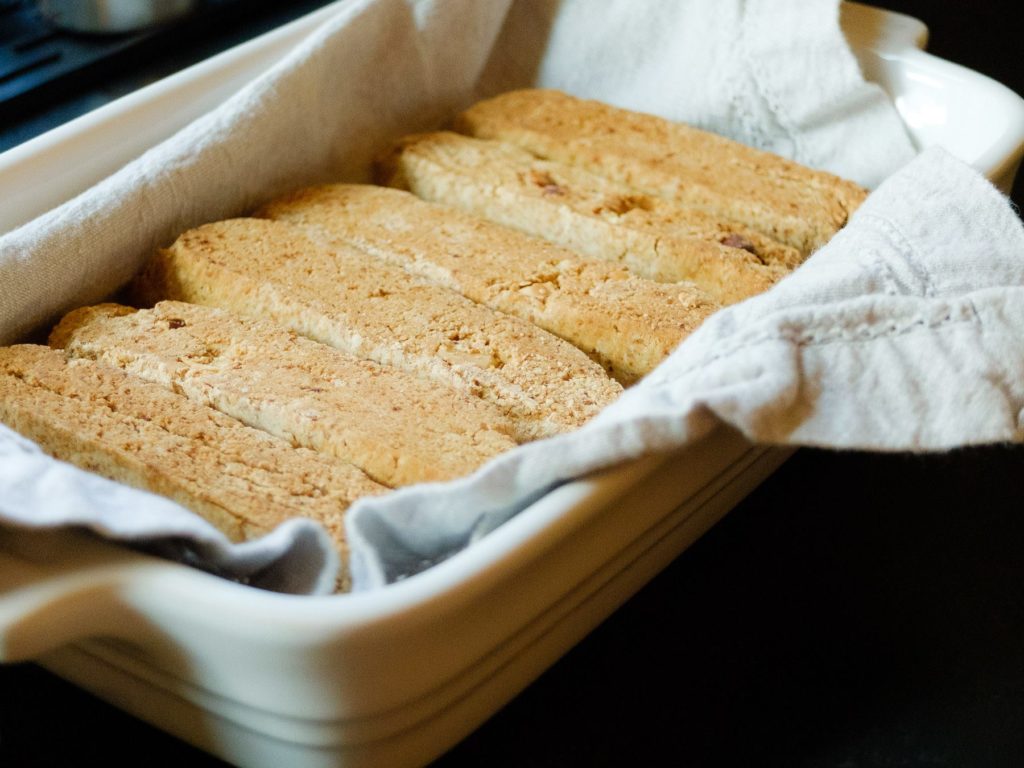 Vegan + Gluten Free Almond Biscotti